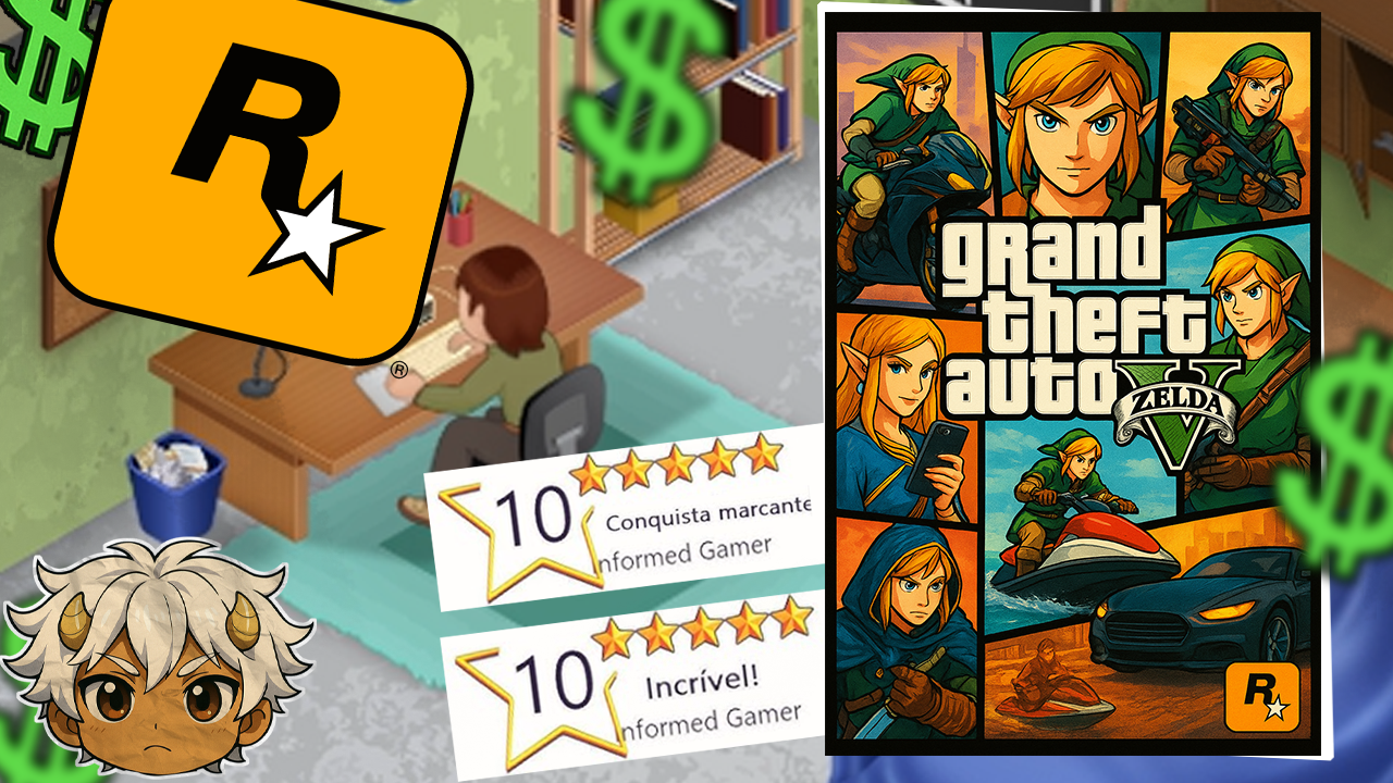 JOGUEI 1000 DIAS como ROCKSTAR no Game Dev Tycoon