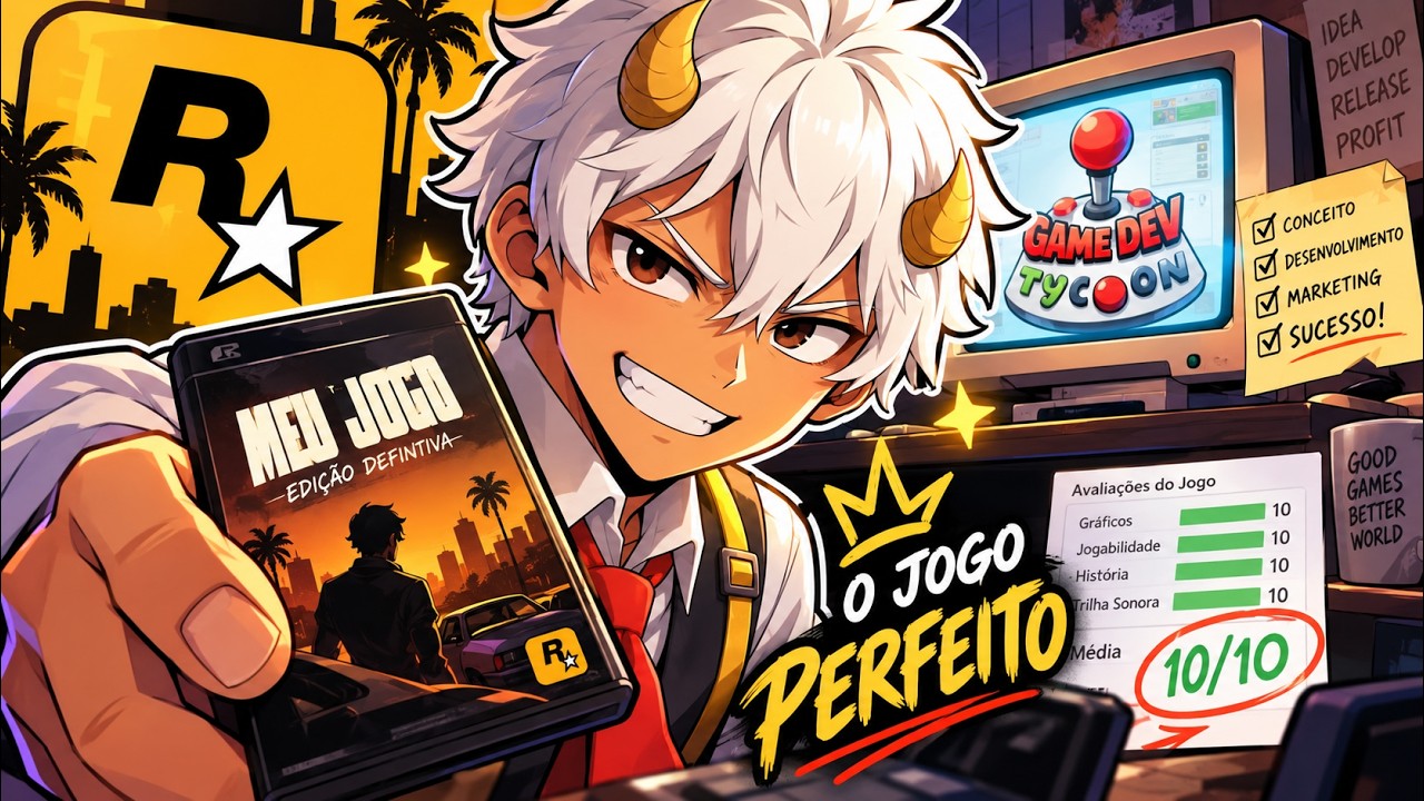 Joguei 1000 DIAS na ROCKSTAR e Criei o Jogo PERFEITO